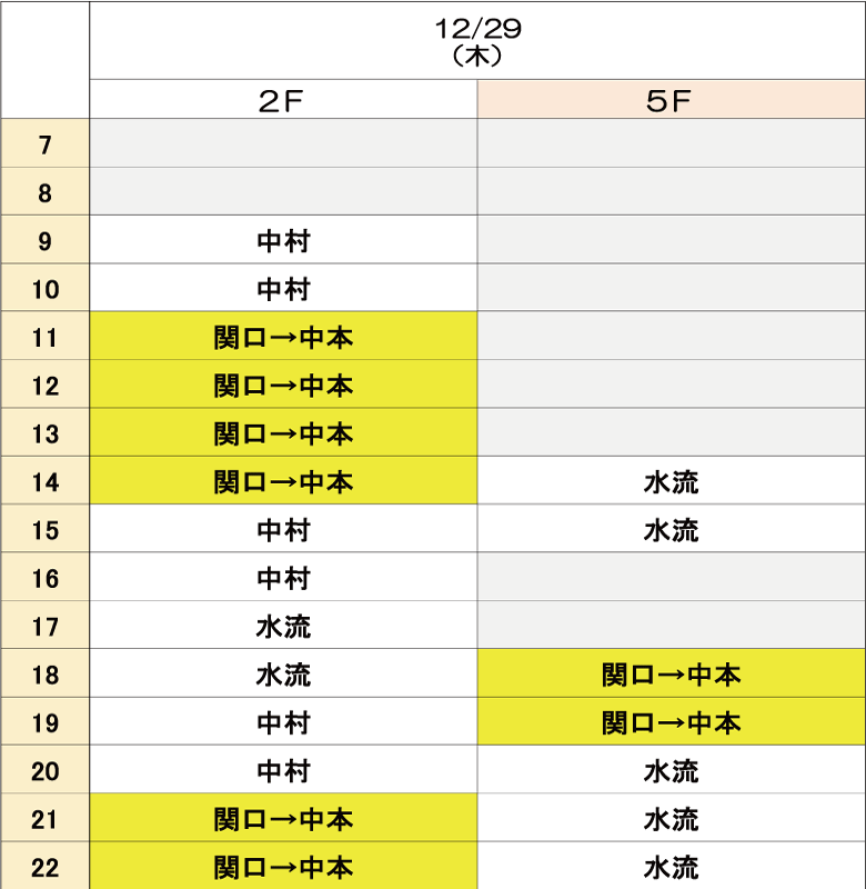 12月29日