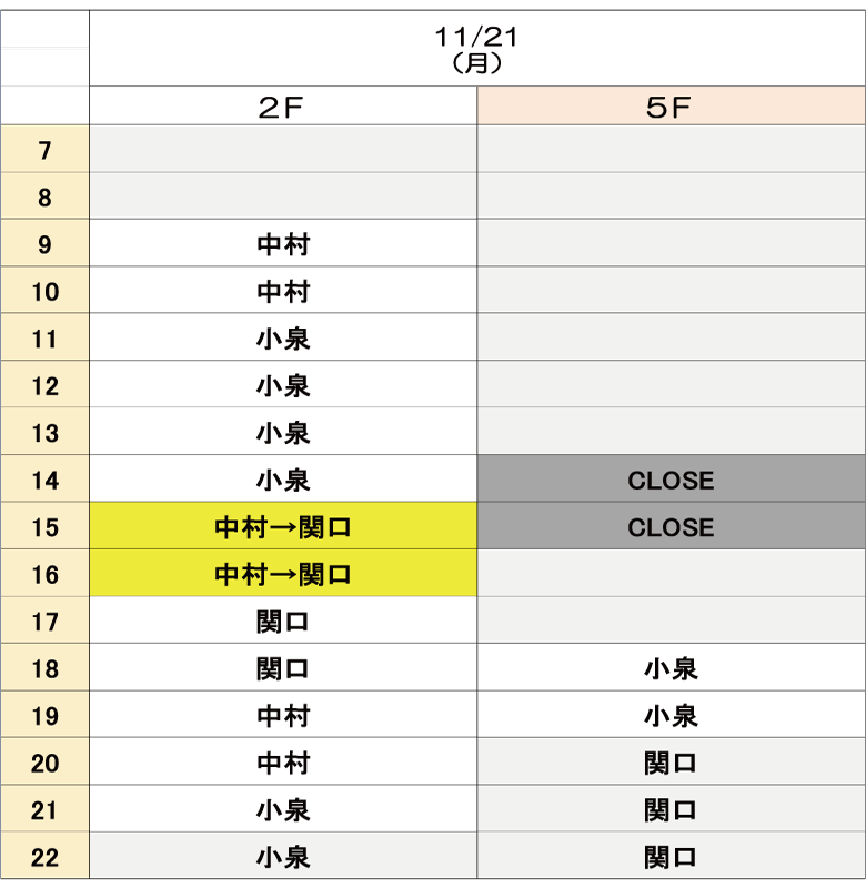 11月21日