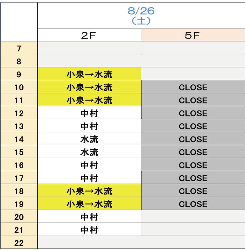 8月26日