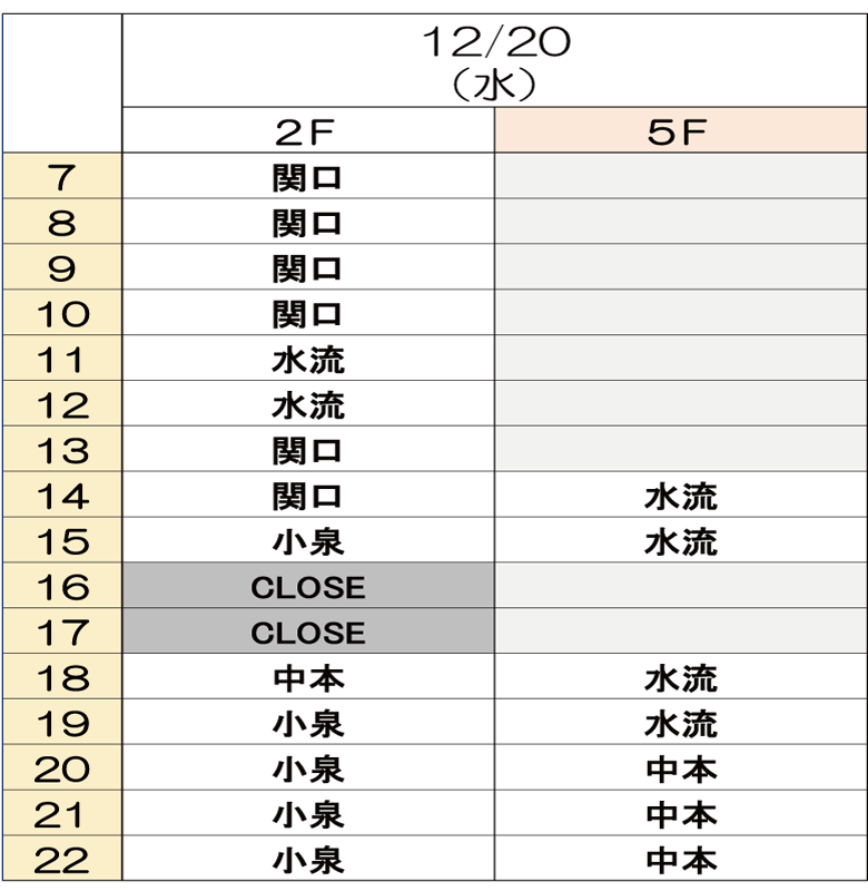 12月20日