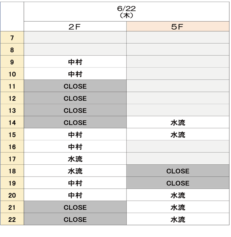 6月22日