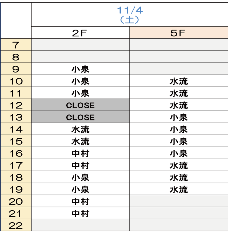 11月4日