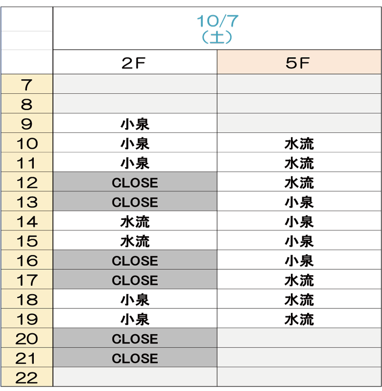 10月7日