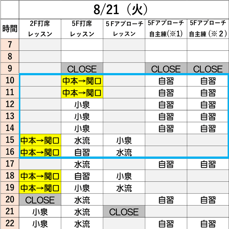 8月21日