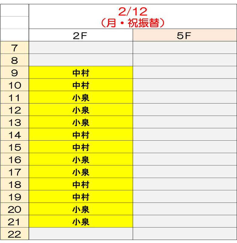 2月12日