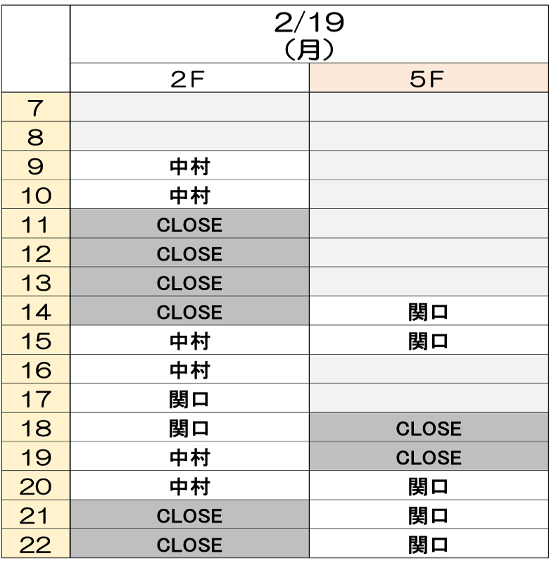 2月19日