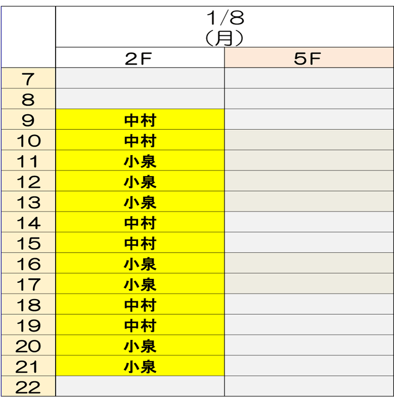 1月8日