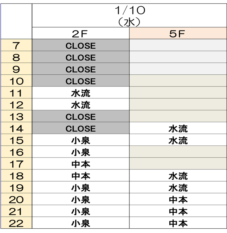 1月10日