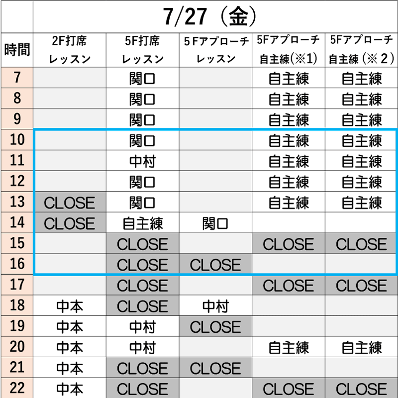 7月27日