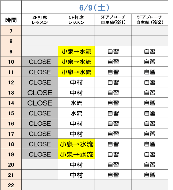 6月9日