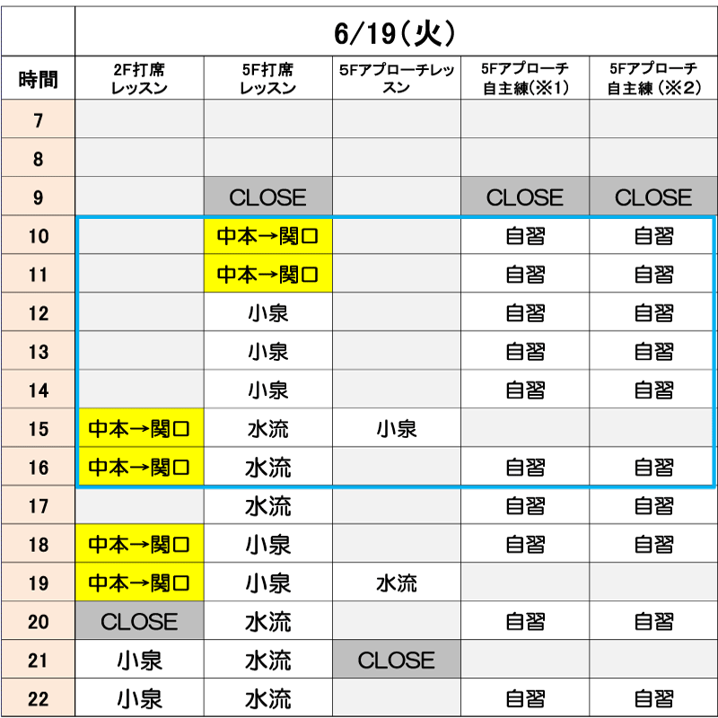 6月19日