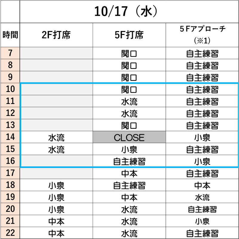 10月17日