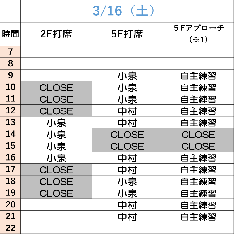 3月16日