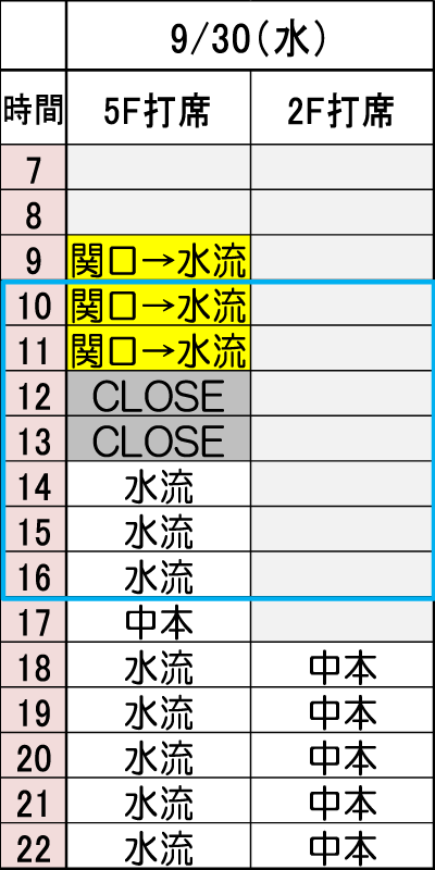 9月30日