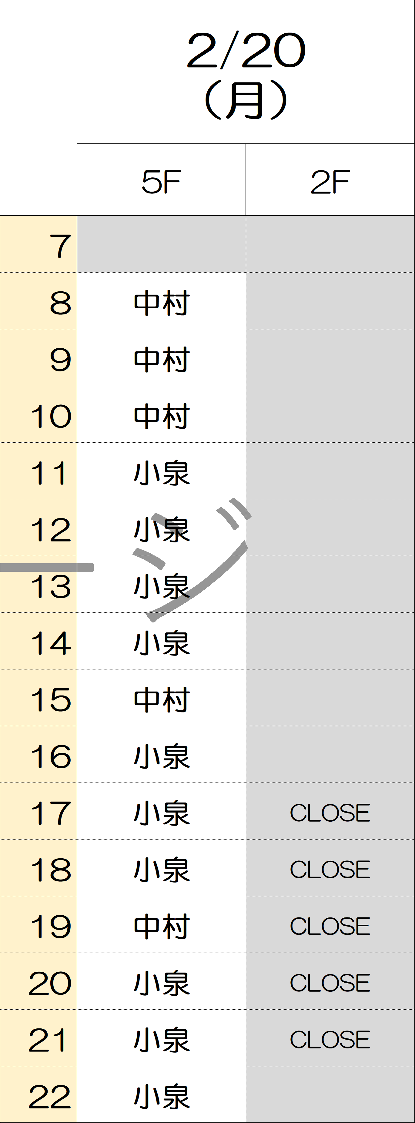 2月20日