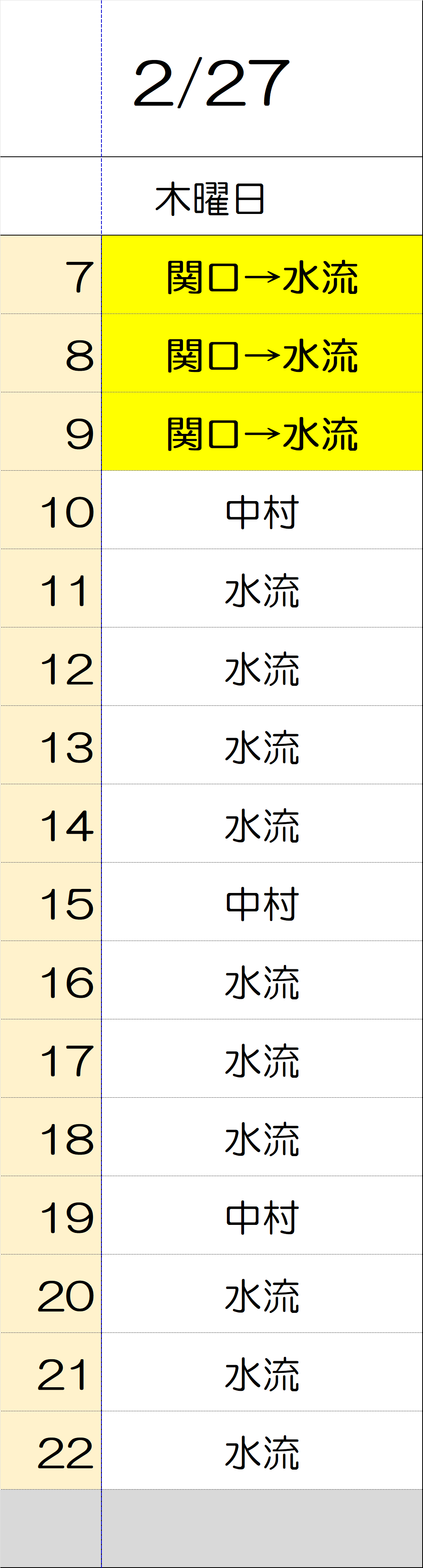 2月27日