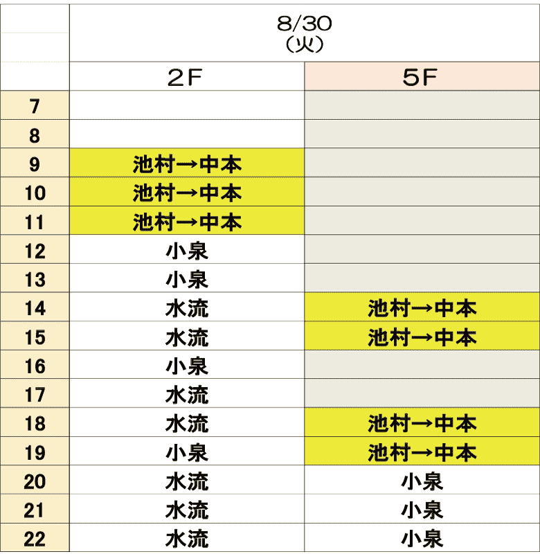 8月30日