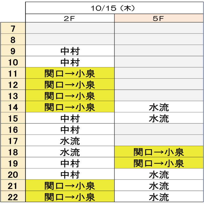 10月15日